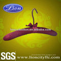 LEC-S5013 Dark Red Satin Padded Hangers
